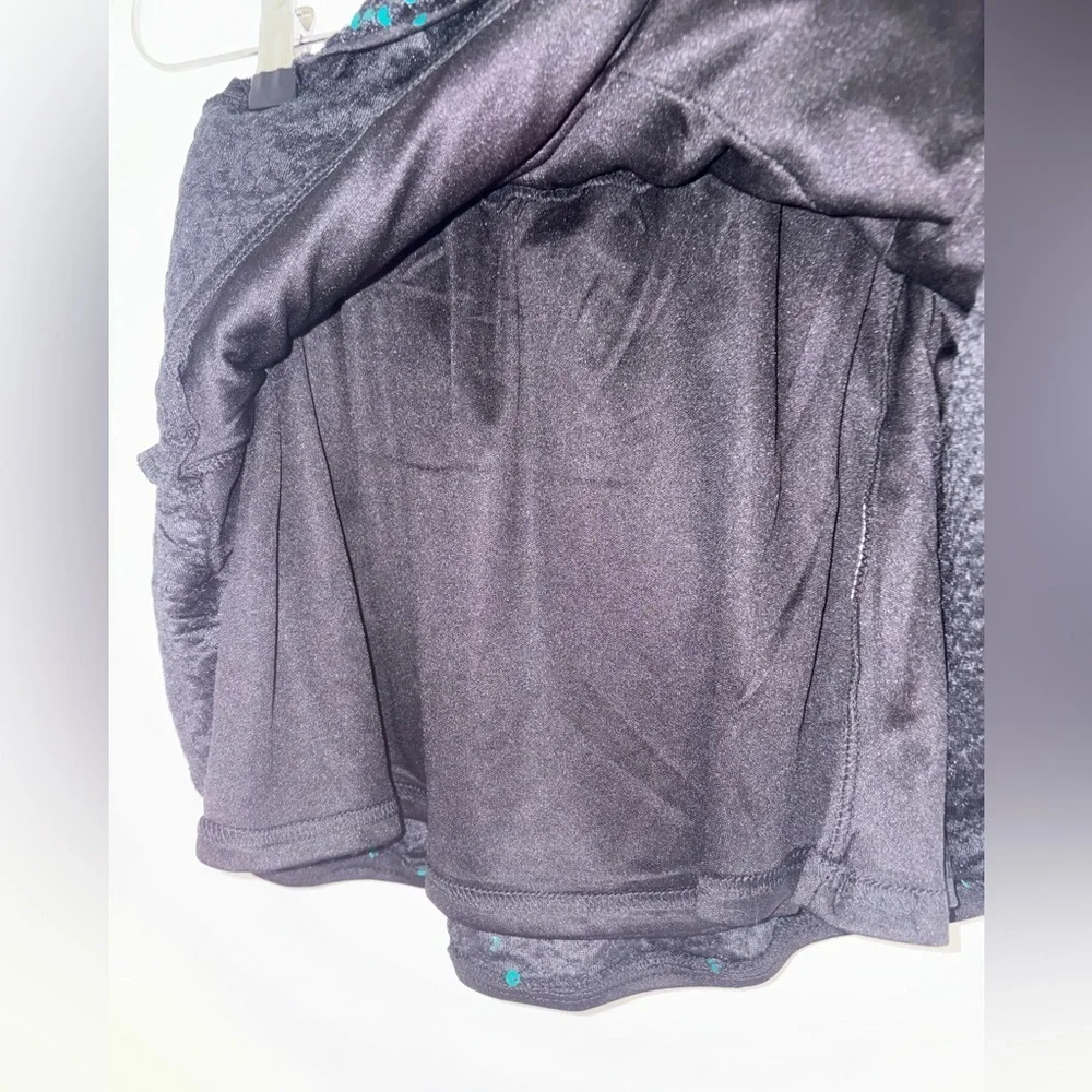 Girls Sequin Glitter Sparkle Ruffle Skirt
